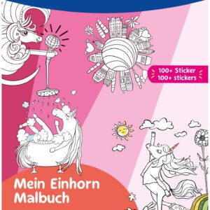 Malbuch A4 Mein Einhorn
