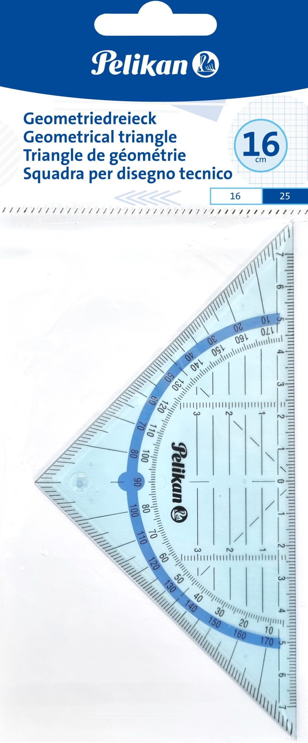 Geometrie-Dreieck 16cm