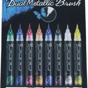 Pinselstift Dual Metallic 8er Set