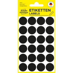 Etiketten 18mm Markierungspunkt