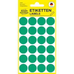 Etiketten 18mm Markierungspunkt