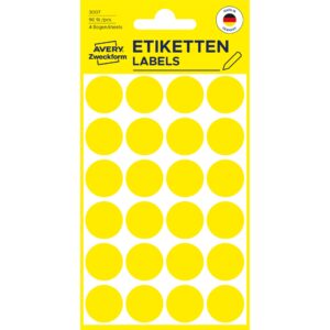 Etiketten 18mm Markierungspunkt