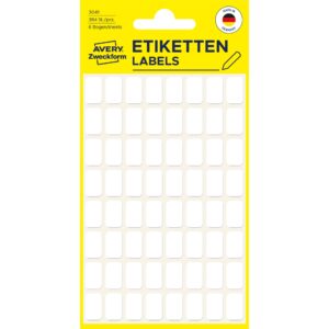 Etiketten 13x8mm Vielzweck 384St