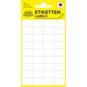 Etiketten 18x12mm Vielzweck 216St