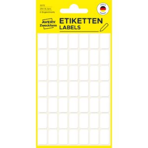 Etiketten 16x9mm Vielzweck 294St