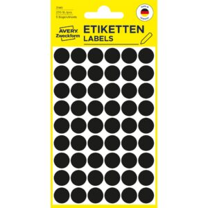 Etiketten 12mm Markierungspunkt