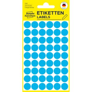 Etiketten 12mm Markierungspunkt