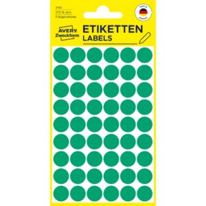 Etiketten 12mm Markierungspunkt