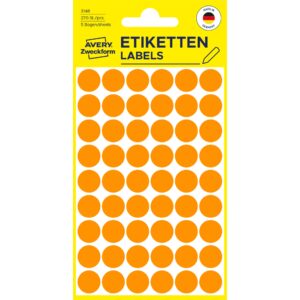 Etiketten 12mm Markierungspunkt