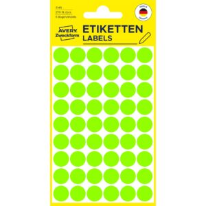 Etiketten 12mm Markierungspunkt