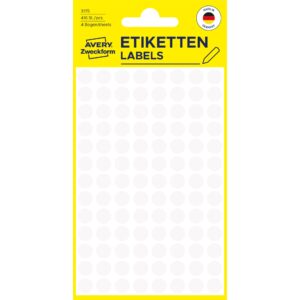 Etiketten 8mm Markierungspunkt