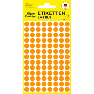 Etiketten 8mm Markierungspunkt