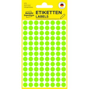 Etiketten 8mm Markierungspunkt
