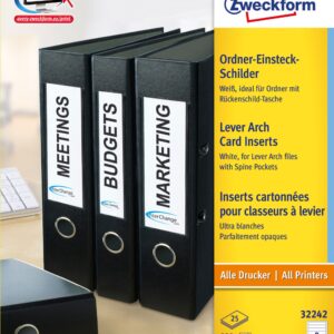 Ordnereinsteckschilder 28x143mm 225Stk