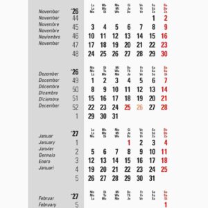 Ersatzkalender für 2 Jahre