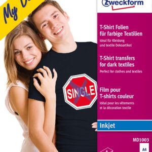 Textilfolie für farbige Textilien 4 Blatt