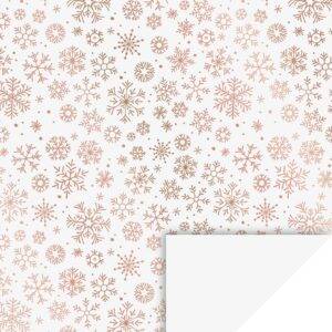 Naturkarton Kristalle weiss/roséfarben A4