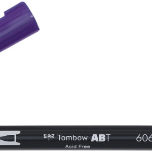Tombow brush pen violet