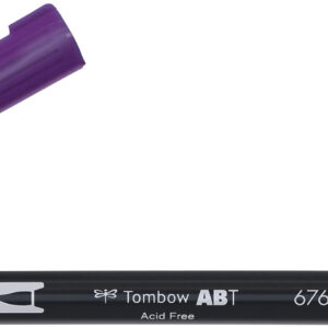 Tombow brush pen royal purple