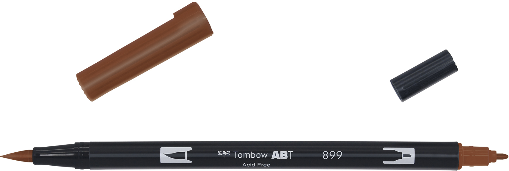 Tombow brush pen redwood