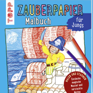 Zauberpapier Malbuch für Jungs