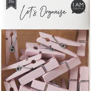 I AM CREA Holzklammern Let`s Organize