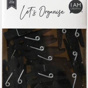 I AM CREA Holzklammern Let`s Organize