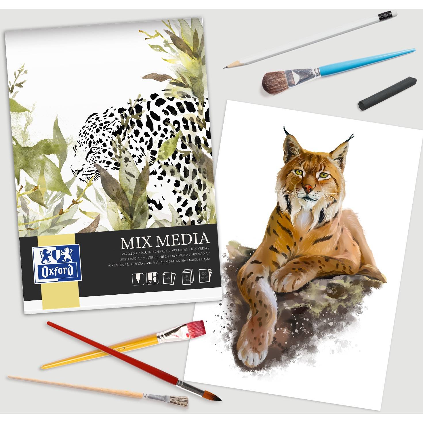 OXFORD Skizzenblock Mixed Media A3