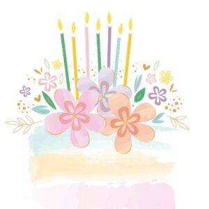 ABC Geburtstagskarte B6