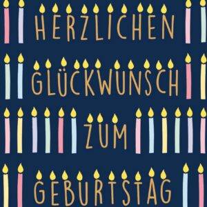 ABC Geburtstagskarte B6